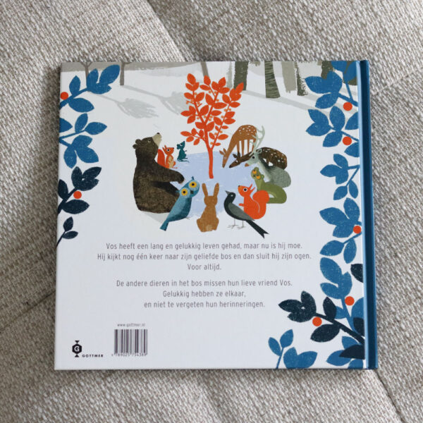 een boom vol herinneringen achterzijde troost boek voor kinderen
