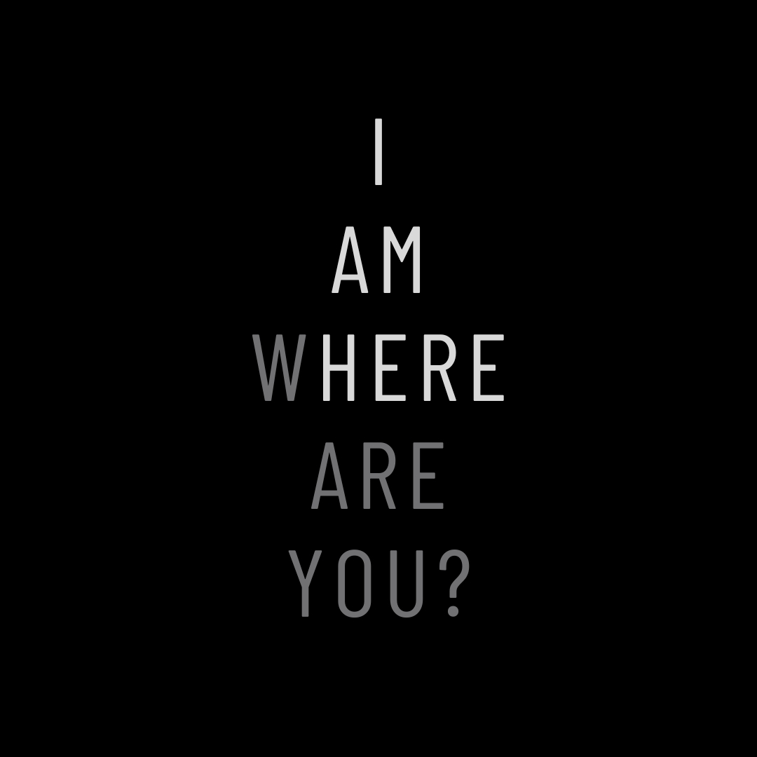 I am where are you? quote