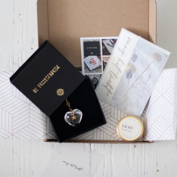 troostpakket lichtvanger troostgeschenk voor in de brievenbus troostcadeau bij overlijden