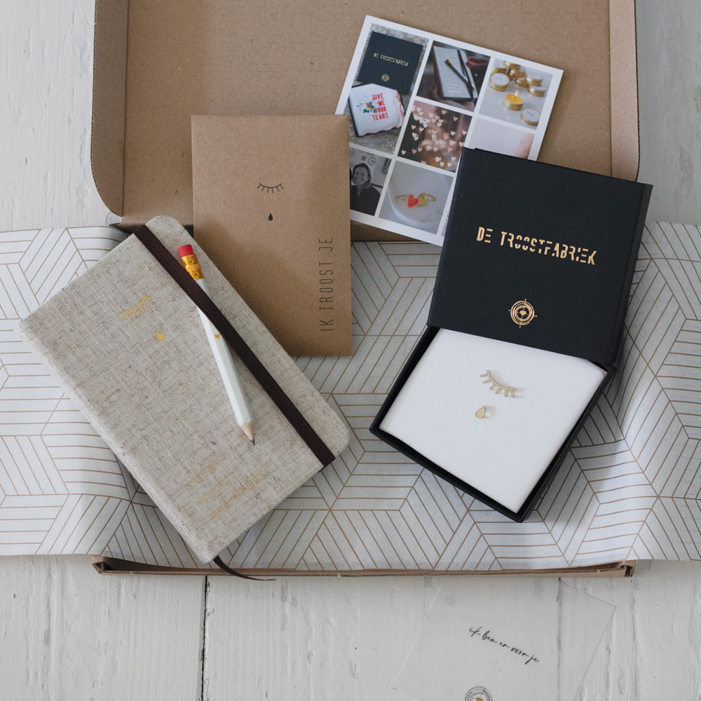 troostpakket ruimte voor verdriet een hart onder de riem in zware tijden troostgeschenk voor in de brievenbus